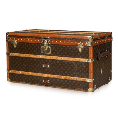 20th Century Trunk in Monogram Canvas from Louis Vuitton, France