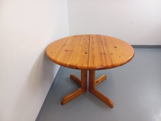 Table ronde extensible en chêne blanc 120 cm PALERME | Tables à manger