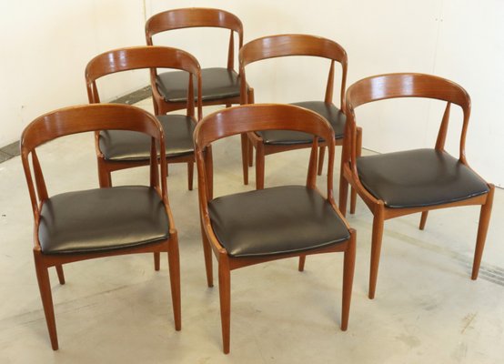 Vintage Dining Chairs attributed to Johannes Andersen for Uldum