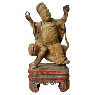 JL Chinese Wood Carved Statue JL Chinese Wood Carved Statue