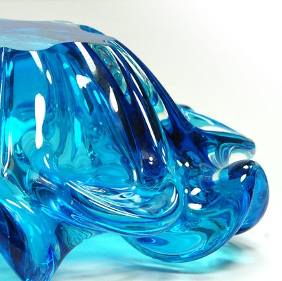 Mid-Century Italian Murano Venetian Blown Glass Bowl Ashtray