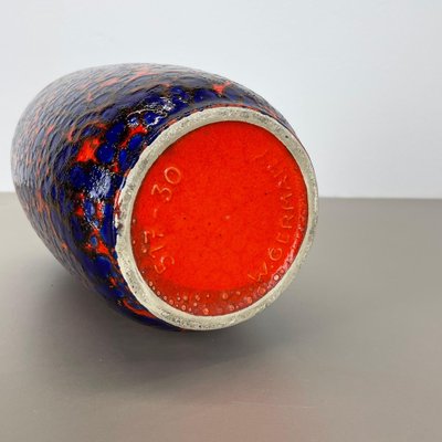 Super Color Crusty Fat Lava Multi-Color Vase from Scheurich