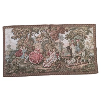 Vintage French Aubusson Style Jacquard Tapestry, 1980s for sale at