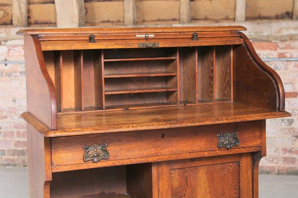 Small roll top secretary cheap desk