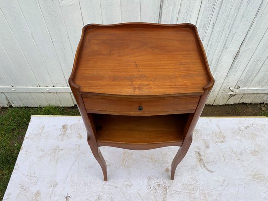 Louis XV Style Cherry Nightstand 1950s for sale at Pamono
