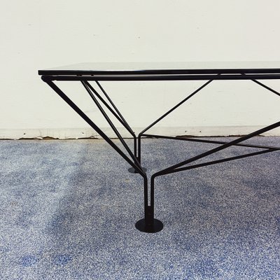 Metallic geometric wire coffee table deals