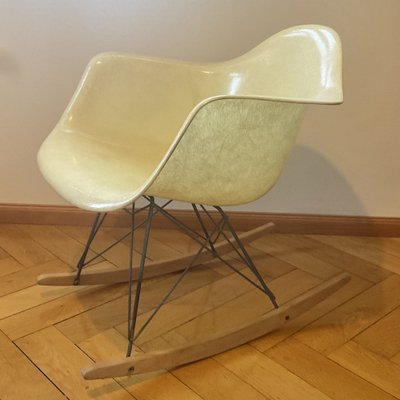 Charles Eames Zenith Rar Rocker Chair First Edition Rope Edge by