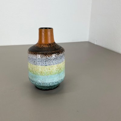 Vintage German Fat Lava Ceramic Vase from Veb Haldensleben, 1970s