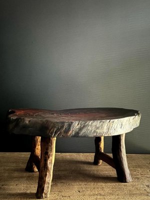 Vintage Tree Trunk Coffee Table