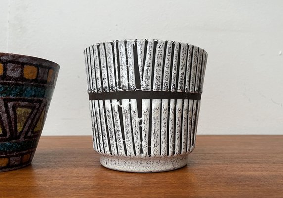 Mid-Century German Ceramic Planters, 1960s, Set of 4 for sale at Pamono