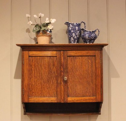 Small oak 2024 wall cabinet