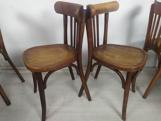 Sedie da bistrò di Baumann, metà XIX secolo, set di 12 in vendita