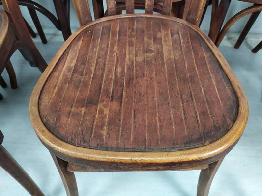 Bistro Chairs from Baumann, 1890s, Set of 12 for sale at Pamono