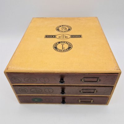 THIRIEZ & CARTIER-BRESSON アンティーク ドロワー Haberdashery Box