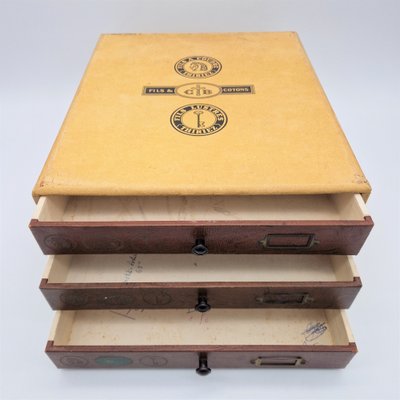 Thiriez & Cartier-Bresson ドロワー　引き出し Haberdashery Box with Drawers by Thiriez & Cartier Bresson, 1900s