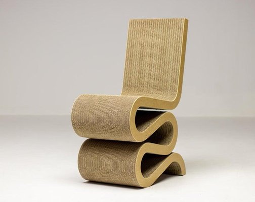 Easy Edges Wiggle Side Chair from Frank Gehry
