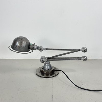 Vintage Stripped and Polished 4 Arm Jielde Floor Lamp by