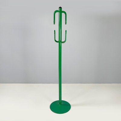 Space Age Modern Italian Floor Coat Hanger in Green Metal, 1970s for sale  at Pamono