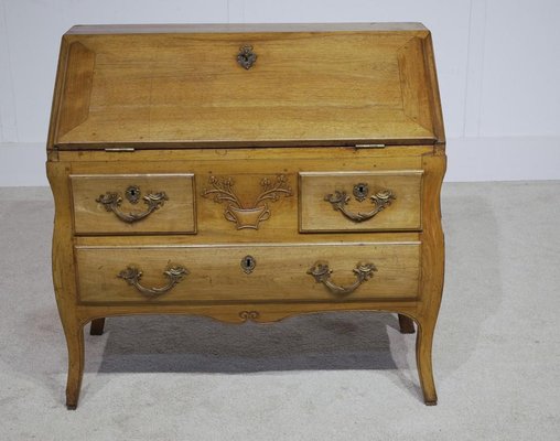French Provincial Bureau Desk in Cherry Wood