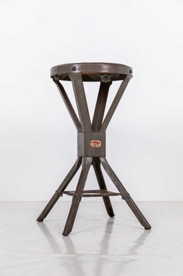 Grey Factory Stool from Evertaut 1940s
