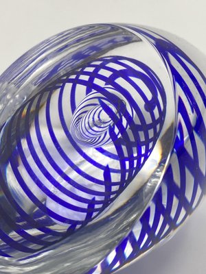 Glass Art Object / Paperweight from Studio Åhus, Sweden