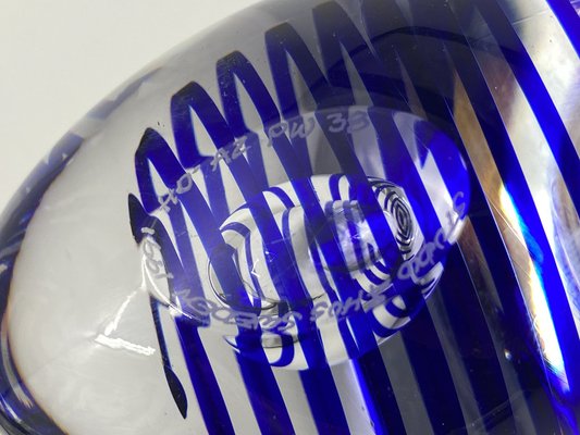 Glass Art Object / Paperweight from Studio Åhus, Sweden