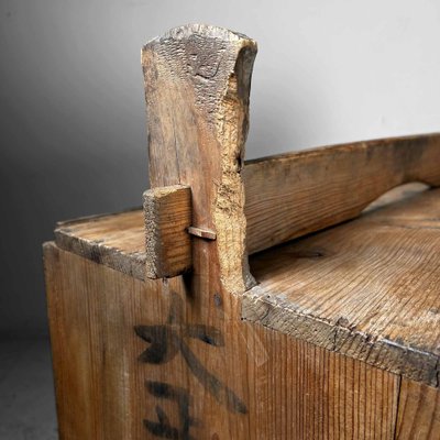 Japanese Taishō Era Mokubako Storage Box in Wood, 1920s for