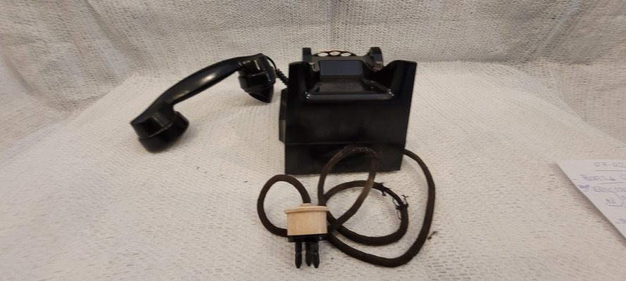 Téléphone U43 PTT marché 1964 ERICSSON BAKELITE NOIR - Collection