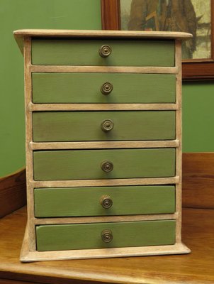 Vintage Tabletop Chest of Drawers 1920s