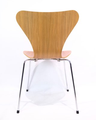 Seven Chairs in Walnut attributed to Arne Jacobsen and Fritz