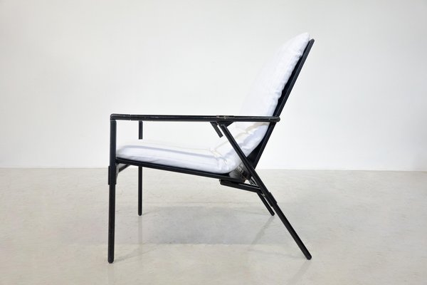 Set of Mid-Century Nena Folding Armchairs attributed to Richard