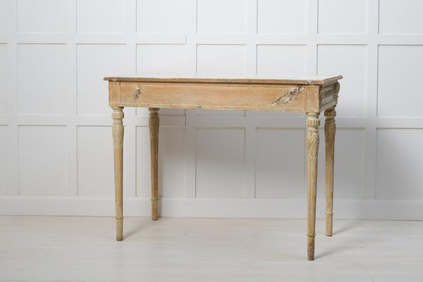 Antique Swedish Gustavian Console Table for sale at Pamono