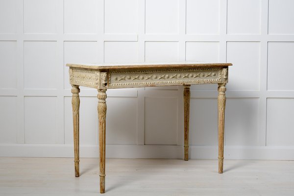 Antique Swedish Gustavian Console Table for sale at Pamono
