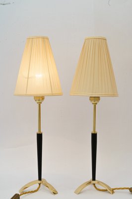 Set of sale two gold lamps