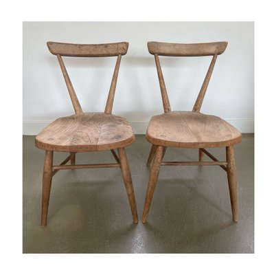 Wooden Model 440 Children s Chairs by Lucian Ercolani for Ercol England 1960s Set of 2