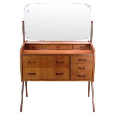 Danish Teak Dresser with Mirror 1960s