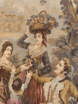 Mid-Century French Aubusson Style Jacquard Tapestry by Goya, 1970s