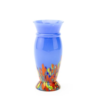 Art Deco Splatter Glass Vase from Kralik Ernst Steinwald for
