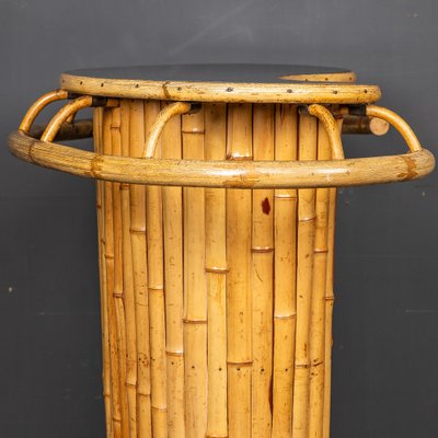 Vintage Italian Standing Bamboo Tiki Bar, 1960 for sale at