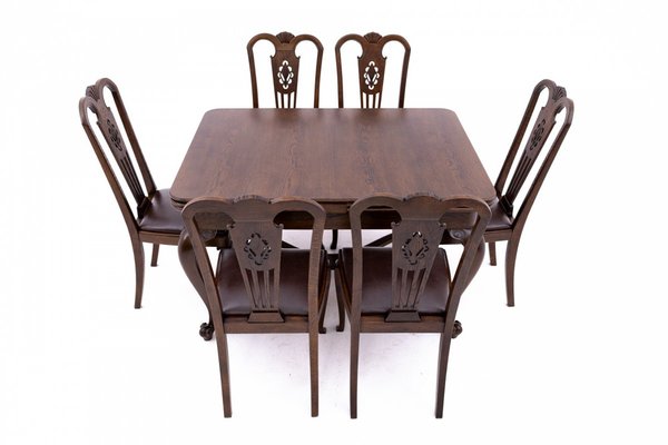 Antique table and chairs online