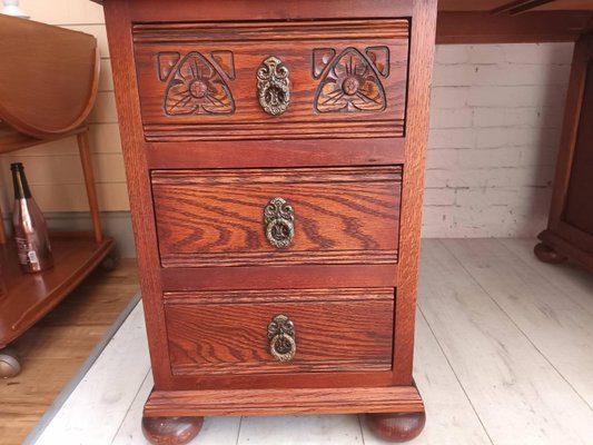 Antique oak sale writing desk
