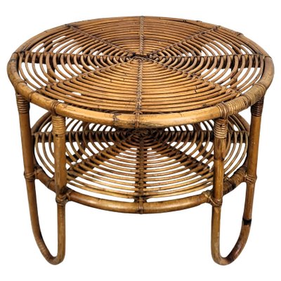 Vintage 2024 rattan table