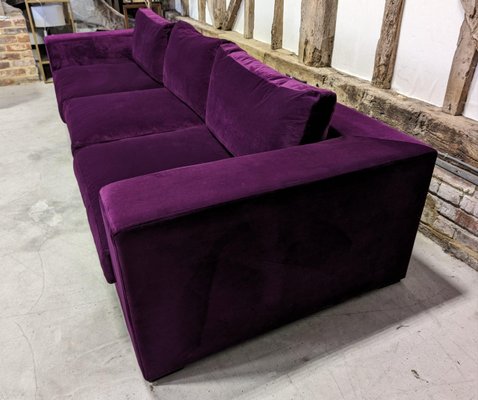 Vintage velvet sofa for sale deals