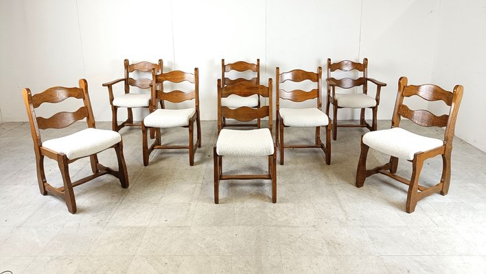 Set of 8 dining sale chairs for sale