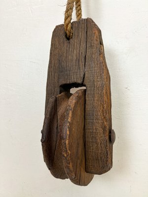Old rope pulleys discount