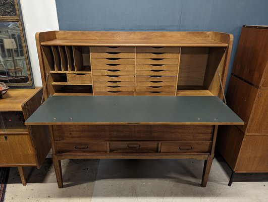Large Secretary in Oak 1940s