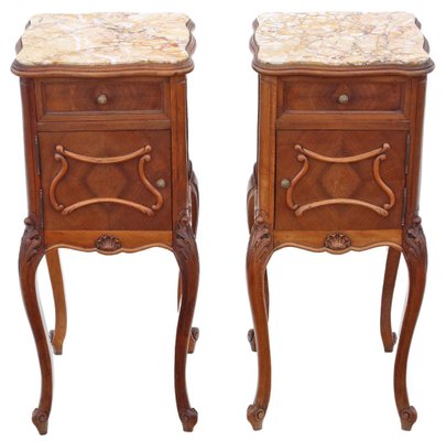 Pair of Louis XVI Style 5 Drawer Stands Pair of Louis XVI Style 5 Drawer Stands