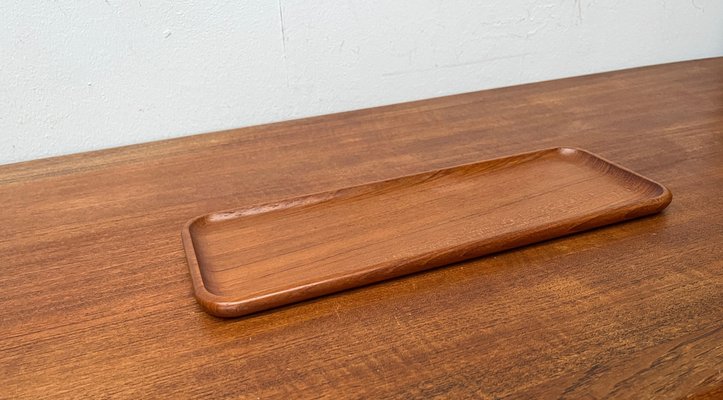 Mid-Century Swedish Teak Tray from Äkta Teak, 1960s for sale Mid-Century Swedish Teak Tray from Äkta Teak, 1960s for sale