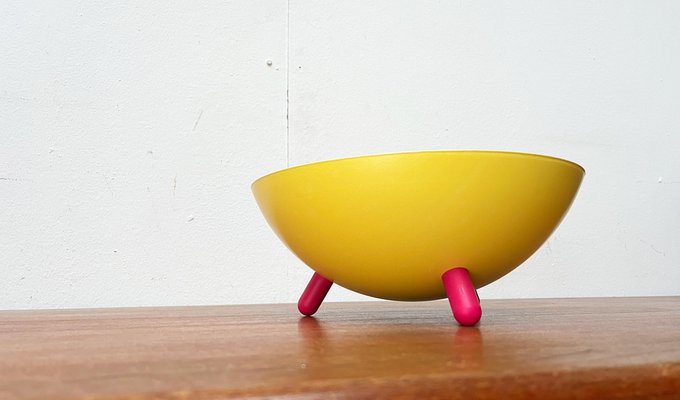 Vintage Postmodern Swedish Ps Series Tripod Bowl by Ola Wihlborg