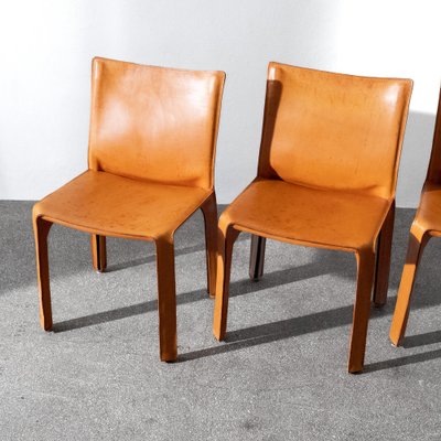 Cassina leather sale chairs
